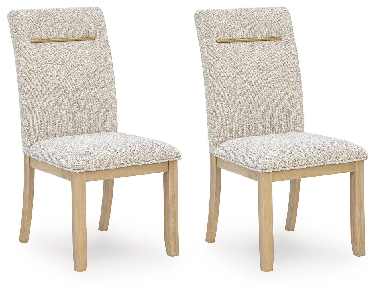 Lasinger Light Brown Dining UPH Side Chair (Set of 2) (Online Special Price)
