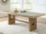 Lasinger Light Brown Rectangular Dining Room Extension Table
