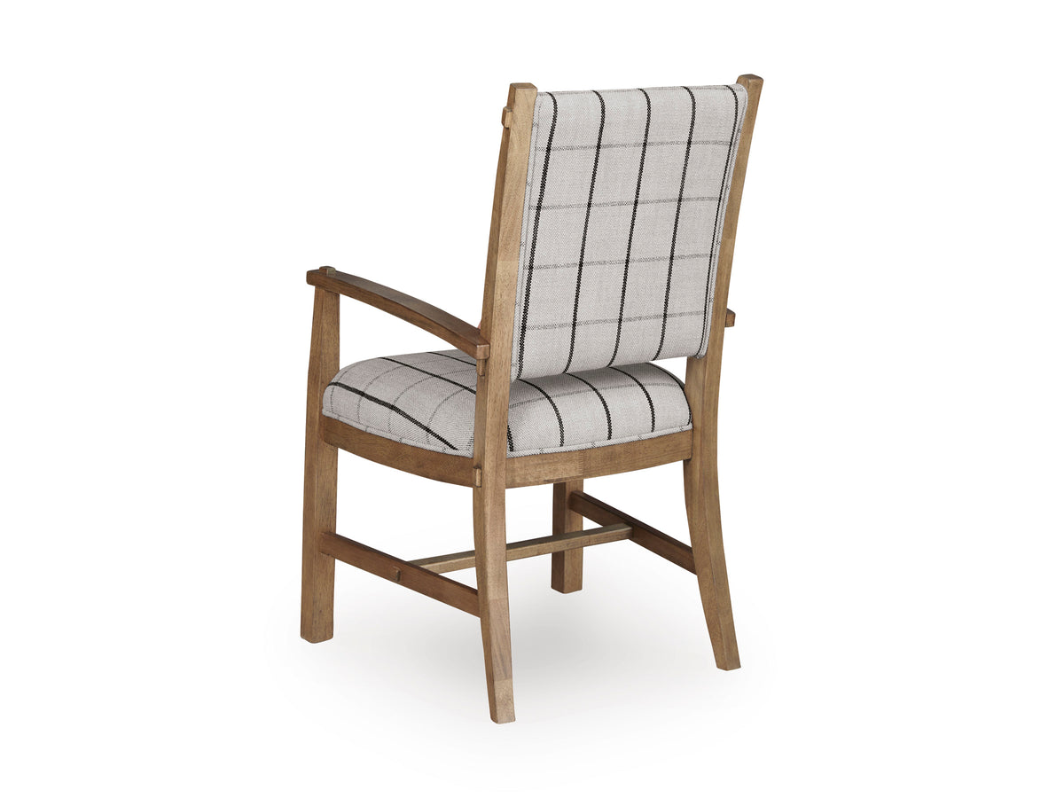 Ridgester Light Brown Extension Dining Table, 2 Arm Chairs and 8 Side Chairs