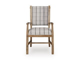 Ridgester Light Brown Extension Dining Table, 2 Arm Chairs and 8 Side Chairs