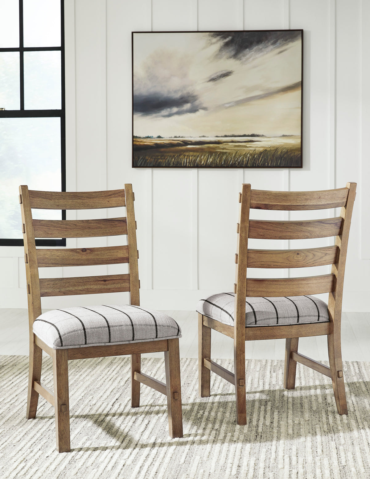 Ridgester Light Brown Extension Dining Table, 2 Arm Chairs and 8 Side Chairs