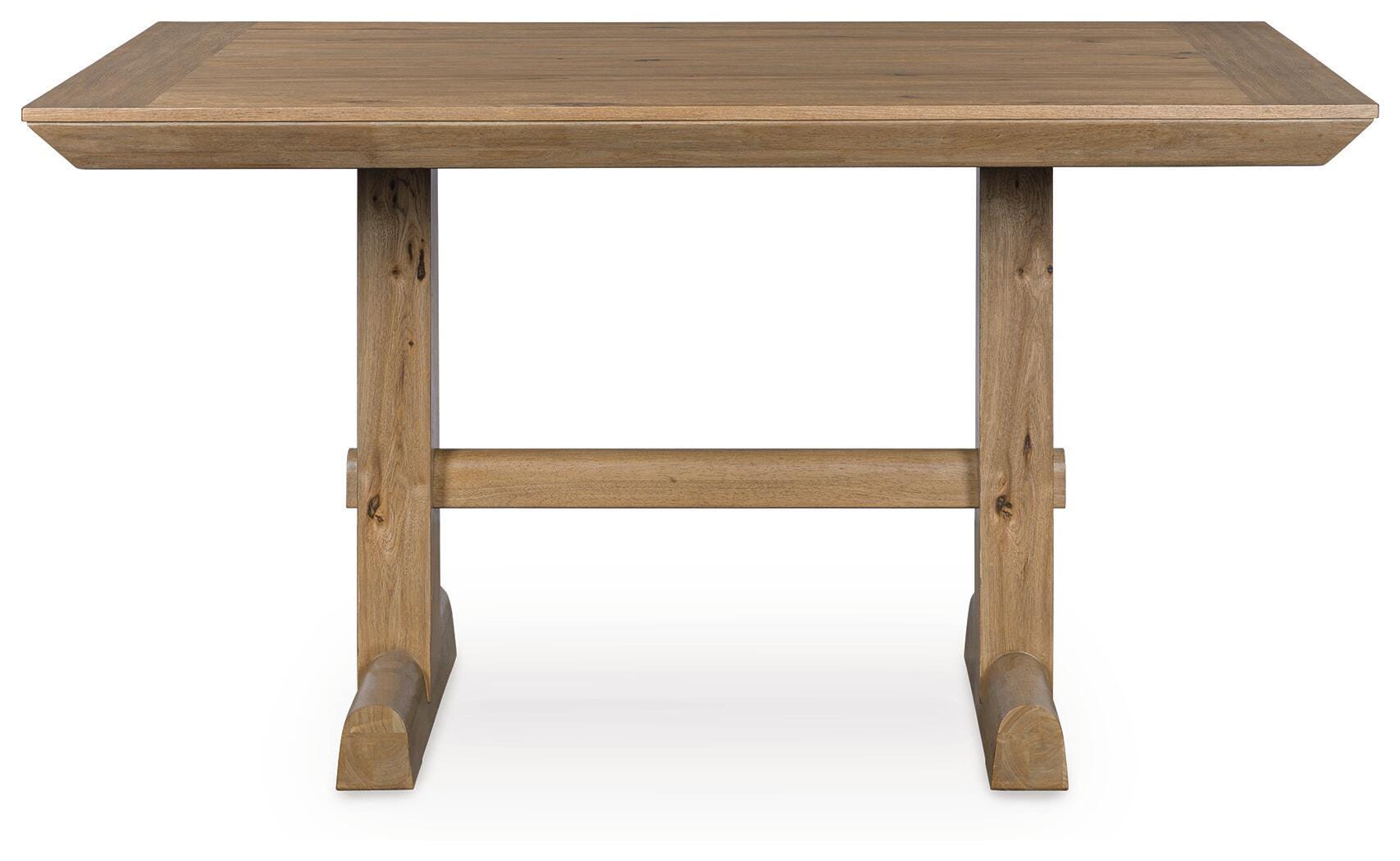 Ridgester Light Brown RECT Dining Room Counter Table