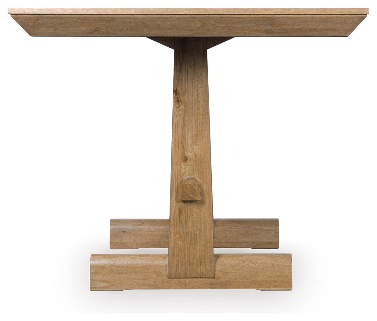 Ridgester Light Brown RECT Dining Room Counter Table