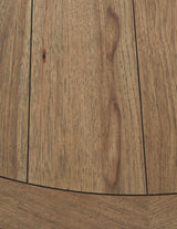 Ridgester Beige/Black/Light Brown Round Dining Table and 6 Chairs