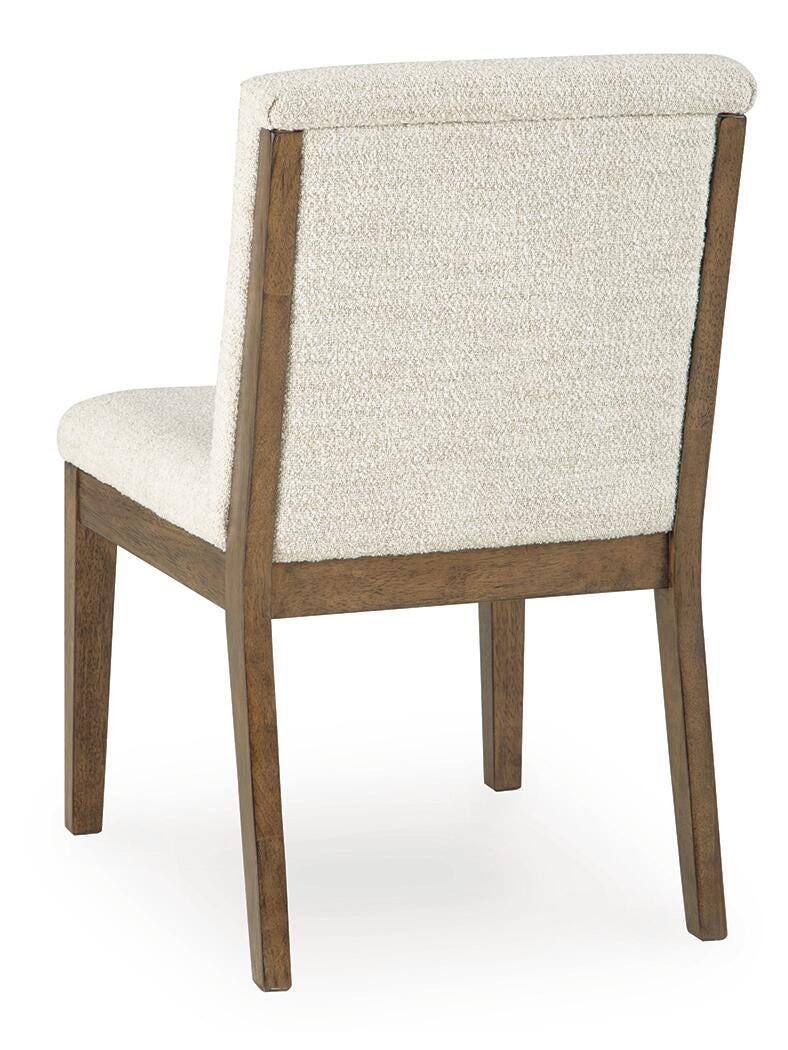 Marxmore Beige/Brown Dining UPH Side Chair (Set of 2)