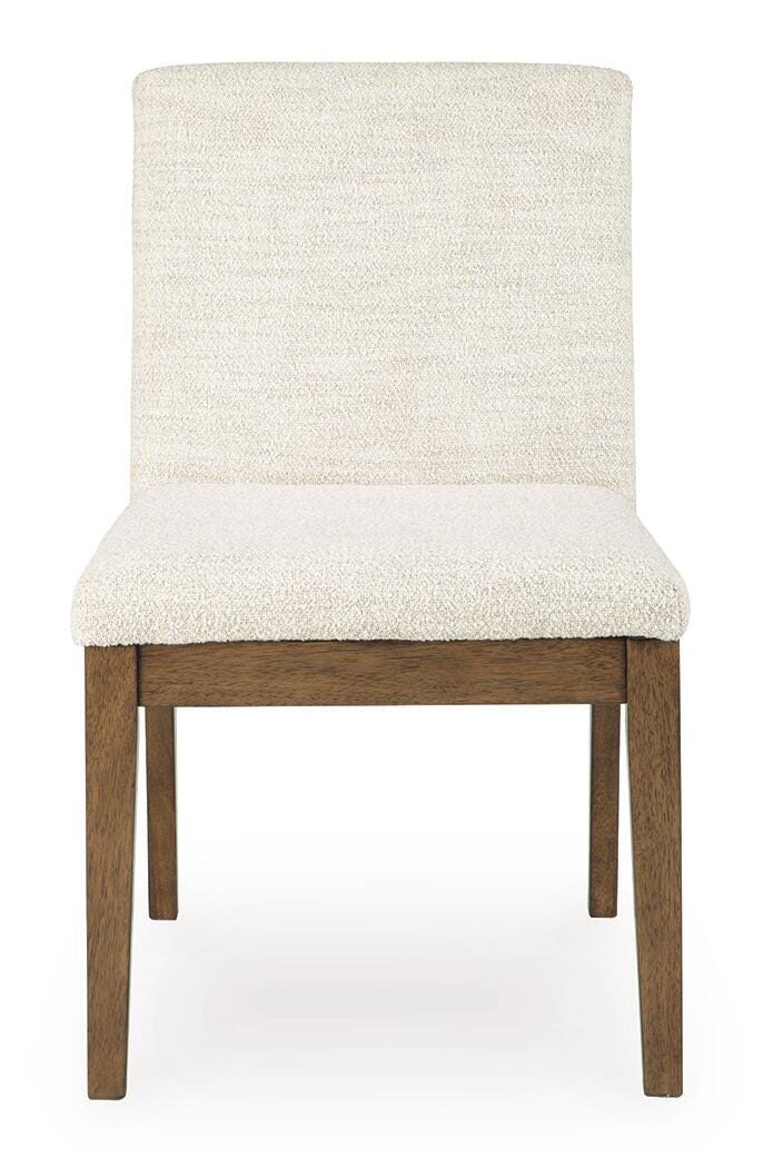 Marxmore Beige/Brown Dining UPH Side Chair (Set of 2)