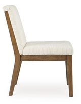 Marxmore Beige/Brown Dining UPH Side Chair (Set of 2)