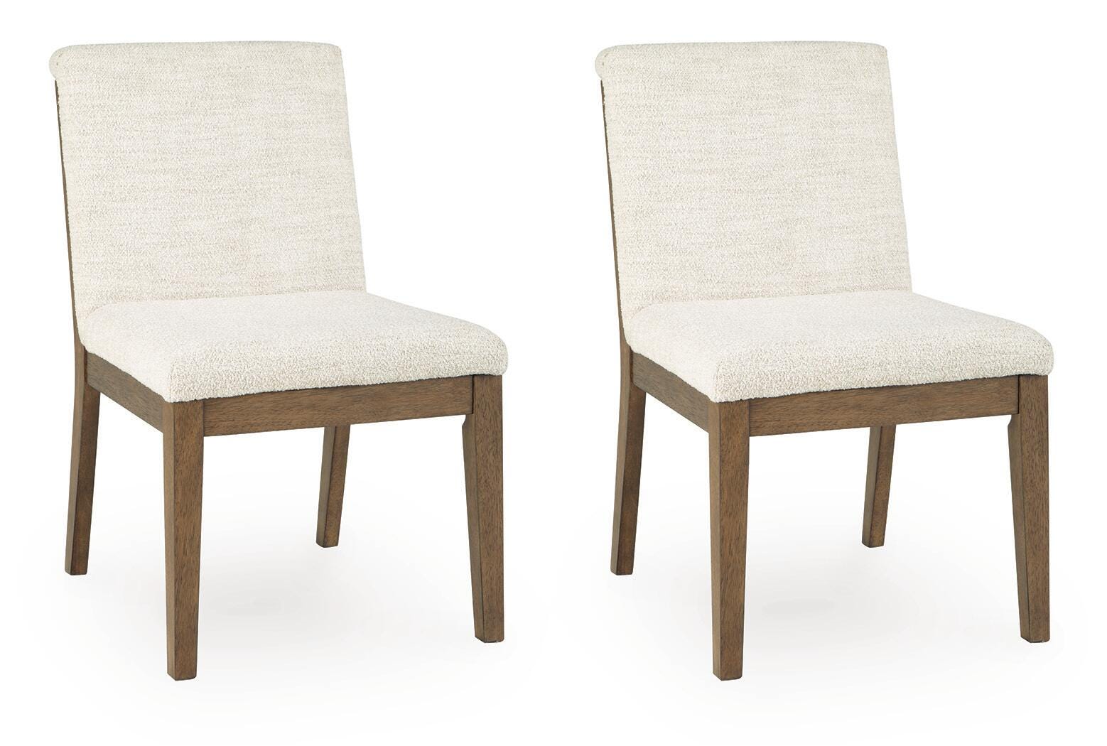 Marxmore Beige/Brown Dining UPH Side Chair (Set of 2)