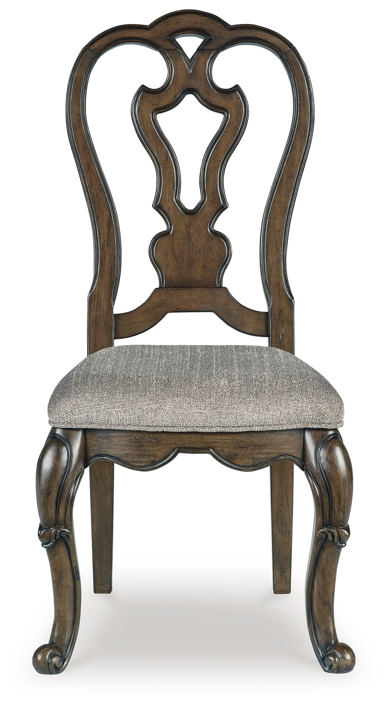 Maylee Dark Brown Dining Chair (Set of 2) - Ornate Home