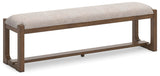 Cabalynn Light Brown Dining Table, 2 Chairs and Bench (Online Special Price)