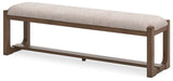 Cabalynn Light Brown Dining Table, 2 Chairs and Bench (Online Special Price)