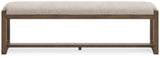 Cabalynn Light Brown Dining Table, 2 Chairs and Bench (Online Special Price)