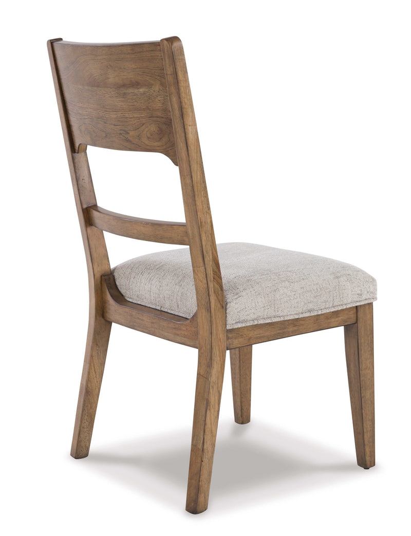 Cabalynn Oatmeal & Light Brown Dining Side Chair (Set of 2) - Ornate Home