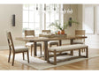 Cabalynn Light Brown Dining Room Set / 6pc - Ornate Home