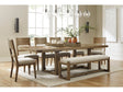 Cabalynn Light Brown Dining Room Set / 8pc - Ornate Home