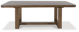 Cabalynn Light Brown Dining Table, 2 Chairs and Bench (Online Special Price)