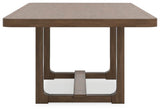 Cabalynn Light Brown Dining Table, 2 Chairs and Bench (Online Special Price)