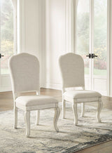 Arlendyne Antique White Dining Room Set / 9pc - Ornate Home