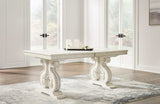 Arlendyne Antique White Dining Room Set / 9pc - Ornate Home