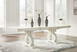 Arlendyne Antique White Dining Room Set / 9pc - Ornate Home