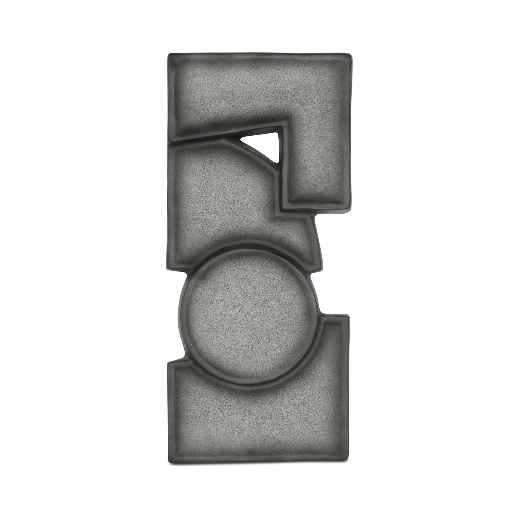Teo Charcoal Wall Sculpture