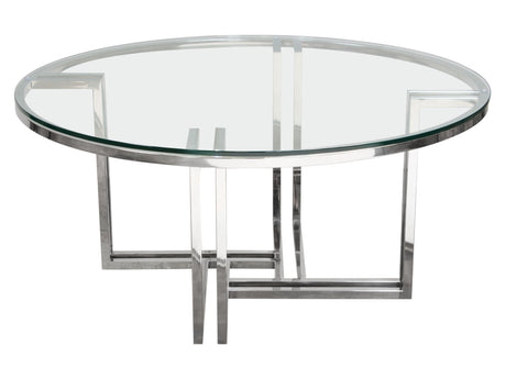 DEKO Stainless Steel Round Coffee Table - Ornate Home