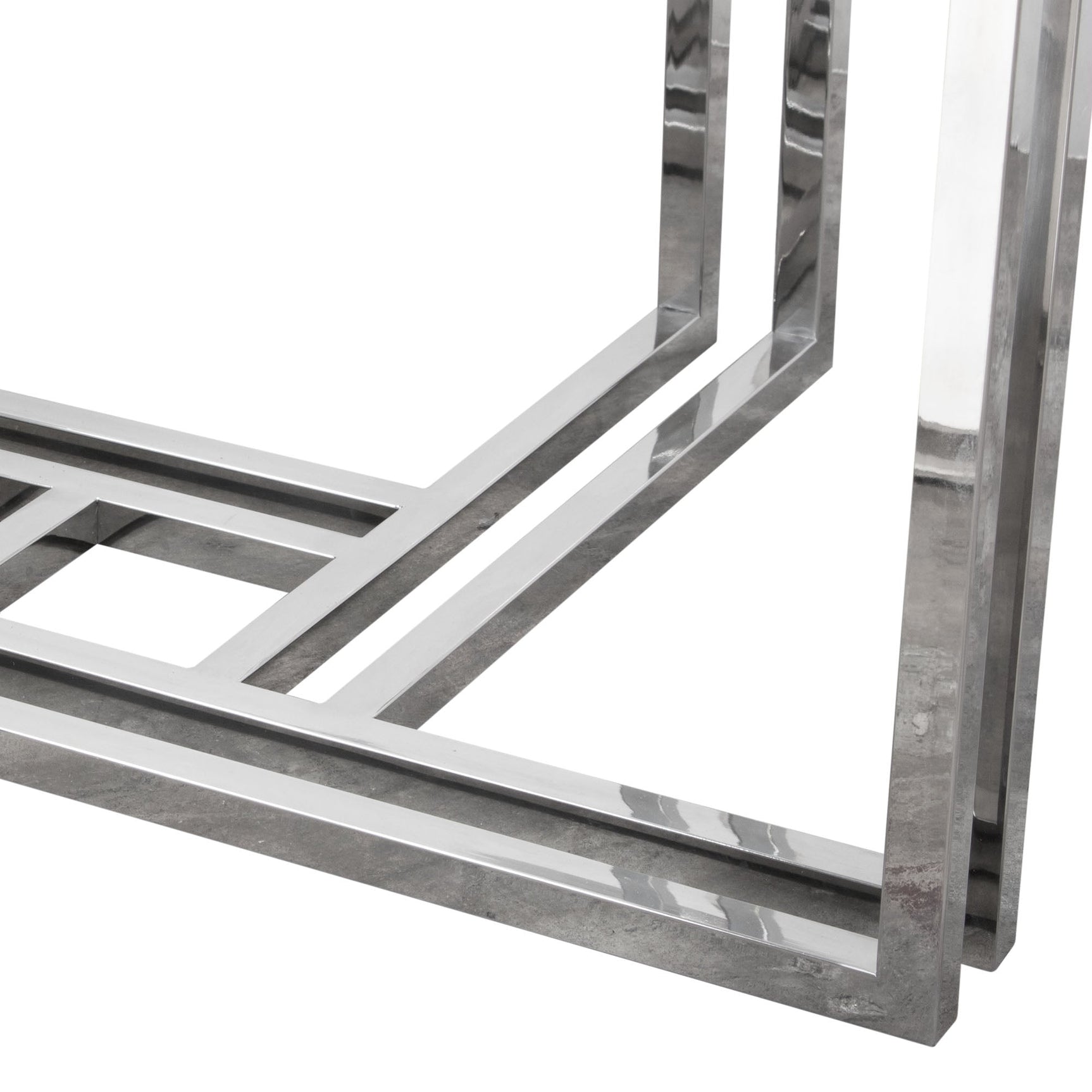 DEKO Stainless Steel Round Coffee Table - Ornate Home