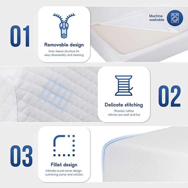 Artemisia White 6" Twin Memory Foam Mattress
