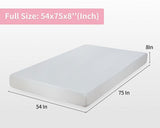 Artemisia White 8" Full Memory Foam Mattress