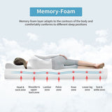 Artemisia White 8" Queen Memory Foam Mattress