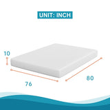 Artemisia White 10" Cal.King Memory Foam Mattress