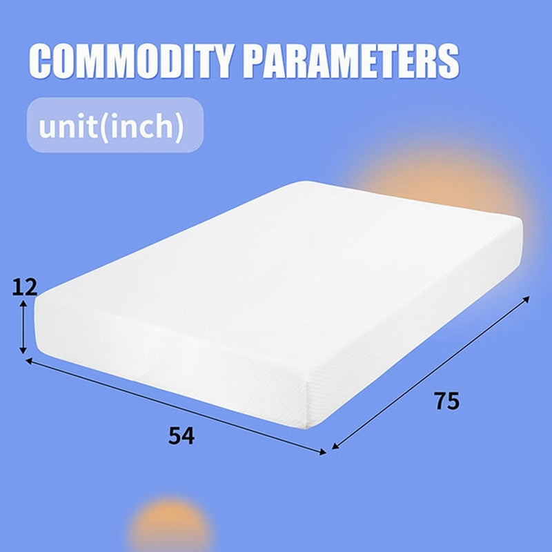 Artemisia White 12" FullMemory Foam Mattress