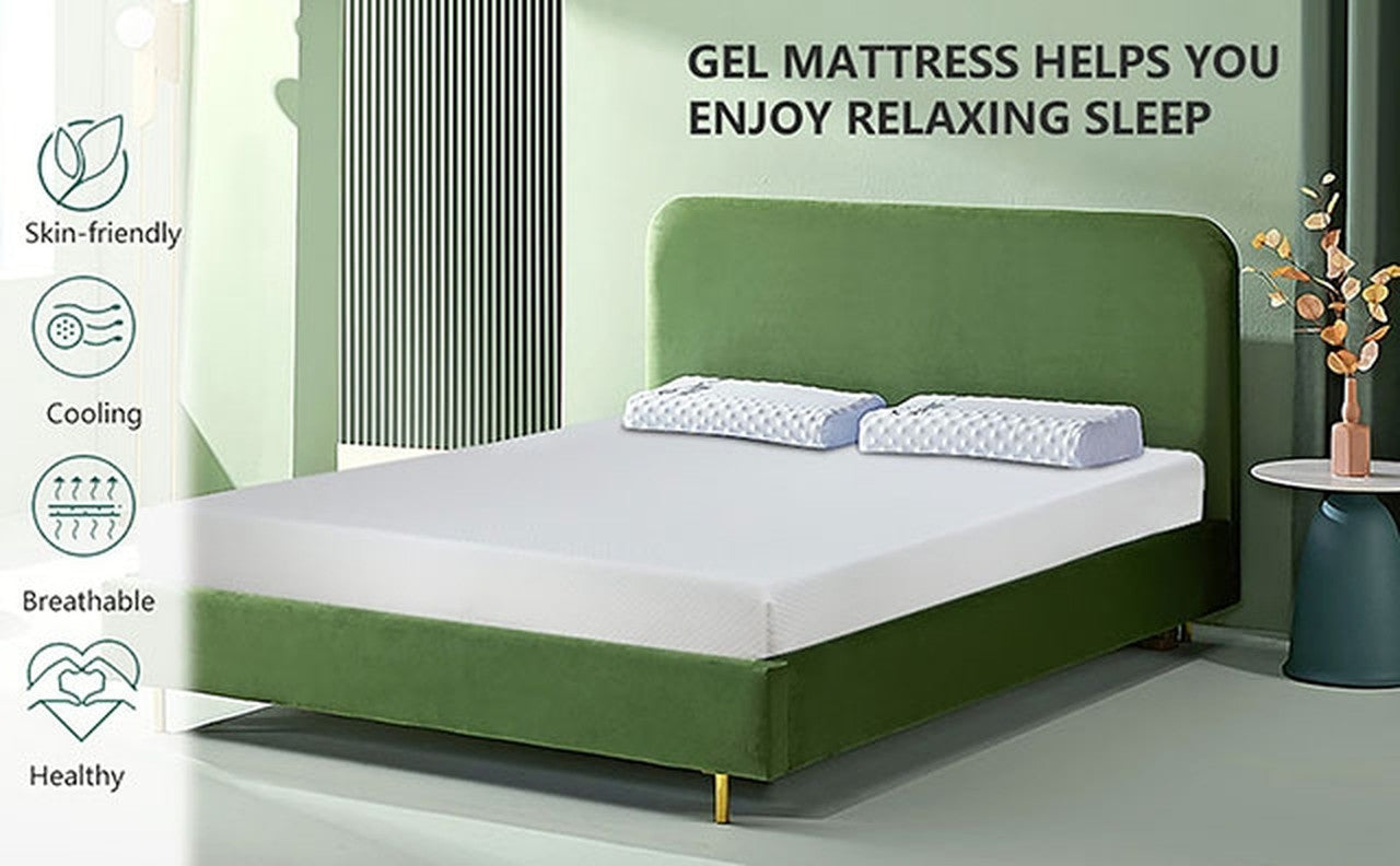 Artemisia White 12" Queen Memory Foam Mattress
