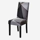 KAS Geometry Chair Cover Elastic Chair Covers Spandex Stretch Anti-dirty Removable Dining Office Chair Case