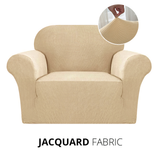KAS Armchair Cover 4-Styles Elastic Sofa Cover Couch Covers for Living Room Stretchable Slipcover for Chairs - 1 Seater Chair Slip Cover