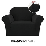 KAS Armchair Cover 4-Styles Elastic Sofa Cover Couch Covers for Living Room Stretchable Slipcover for Chairs - 1 Seater Chair Slip Cover
