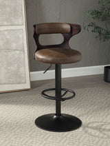 Saba Brown Adjustable Stool w/Swivel