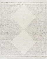 Ethara Ivory Charcoal Global Bohemian Tribal Pattern Wool Handmade Area Rug - Clearance