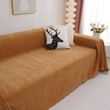 Chenille Herringbone Couch Cover Blanket, Sectional with Washable Covers, Furniture Covers for Sofas