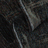 Chenille Sofa Cover Throw Blanket, Woven Textured Minimalist Wabi-Sabi Couch Cover