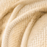 Faux Fur Sofa Cover Washable Furniture Protector for Sectional Warm & Fuzzy Slipcover