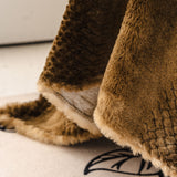 Faux Fur Sofa Cover Washable Furniture Protector for Sectional Warm & Fuzzy Slipcover