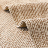 Soft Chenille Sectional Sofa Cover with Pom Pom Trim – Non-Slip Couch Protector