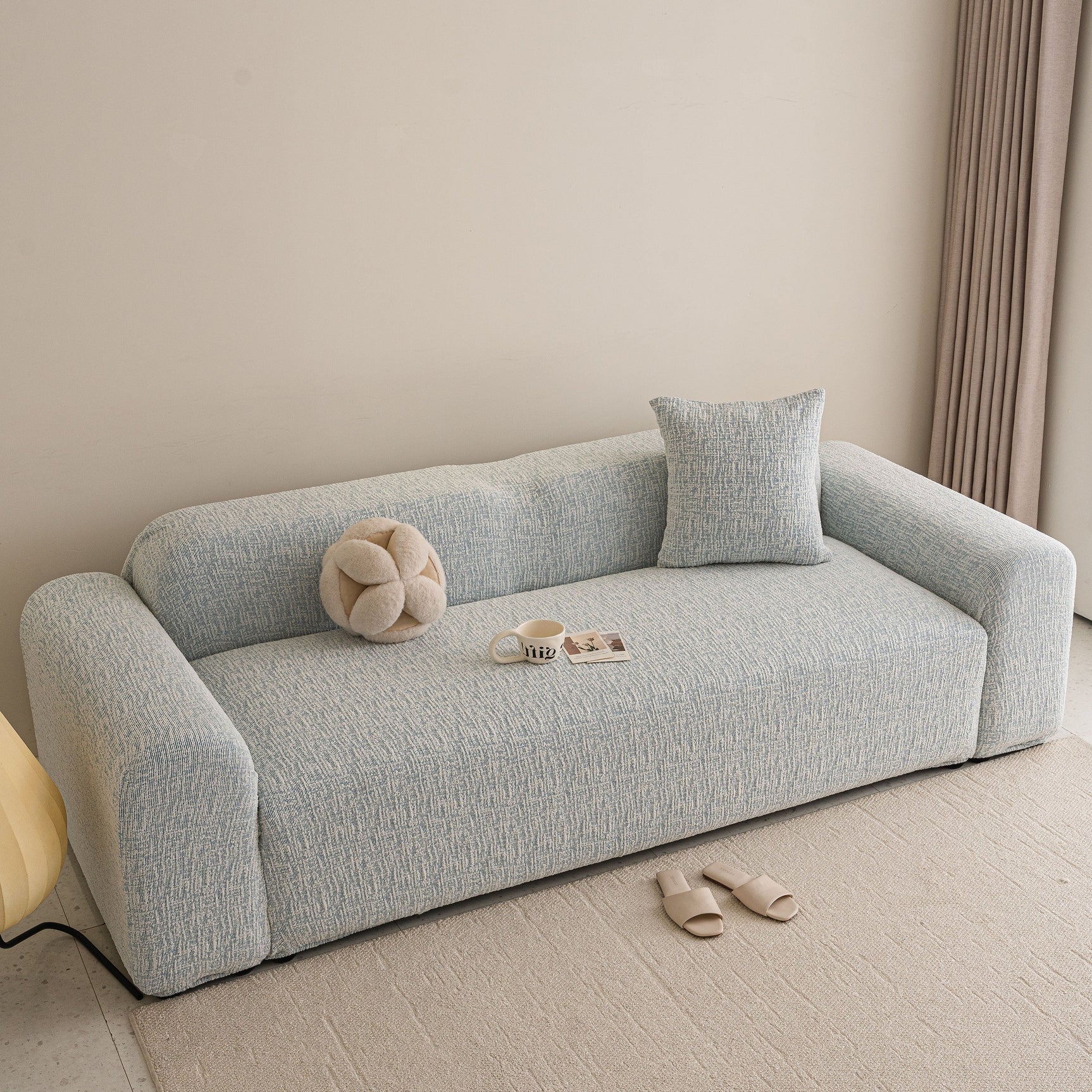 High Stretch Washable Slipcover, Non-Slip Washable Furniture Protector for Kids Pets