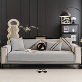Herringbone Couch Protector for Pets, Non-Slip Washable Sectional Couch Covers