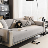 Herringbone Couch Protector for Pets, Non-Slip Washable Sectional Couch Covers