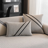 Herringbone Couch Protector for Pets, Non-Slip Washable Sectional Couch Covers
