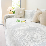 Cooling Botanical Jacquard Couch Cover Decorative Furniture Cover for Loveseat & Sofas