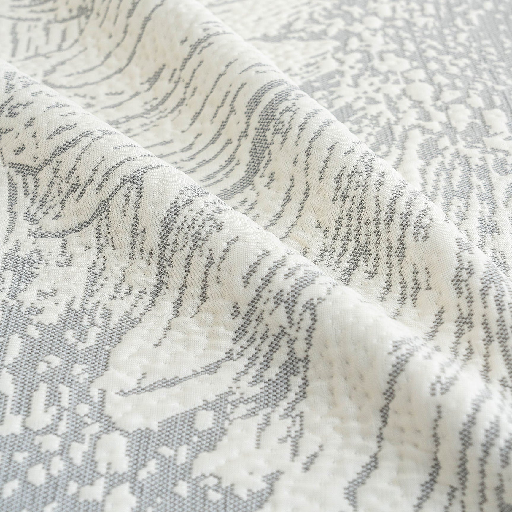 Cooling Botanical Jacquard Couch Cover Decorative Furniture Cover for Loveseat & Sofas