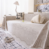 Modern Light Luxury Silky Smooth Couch Throw Protector, Washable Furniture Protector